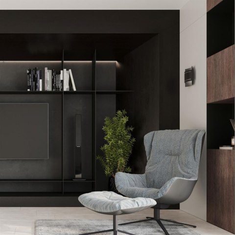 Sollux Lampa Kinkiet HESTIA czarny