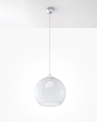 Sollux Lampa wisząca BALL transparentny