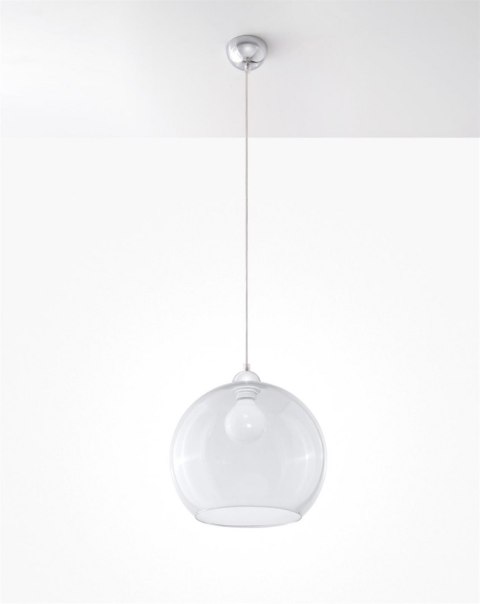 Sollux Lampa wisząca BALL transparentny