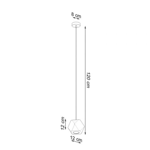 Sollux Lampa wisząca WOODY naturalne drewno