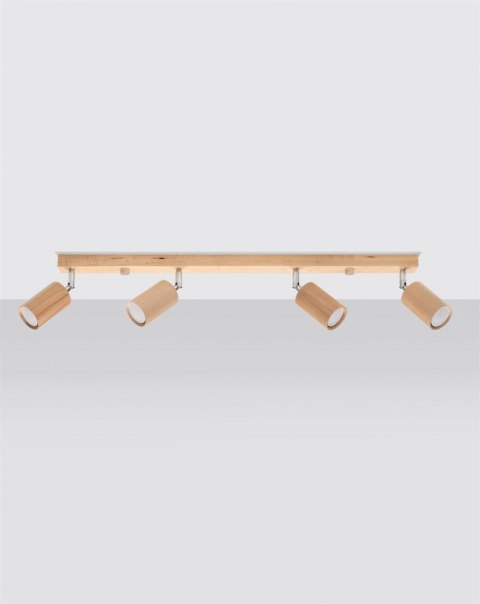 Plafon BERG 4 naturalne drewno