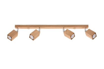 Sollux Lampa Plafon KEKE 4 dąb