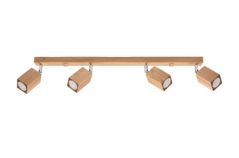 Sollux Lampa Plafon KEKE 4 dąb