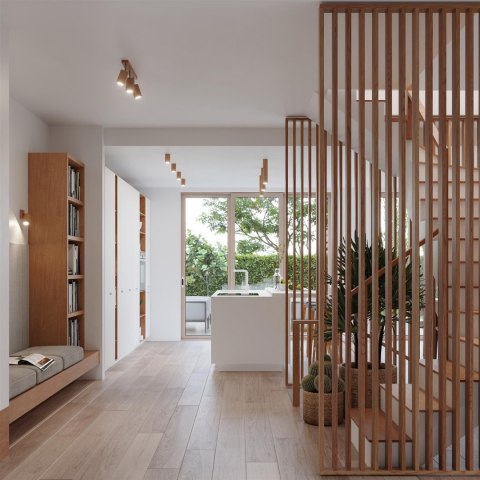 Sollux Lampa Plafon ZEKE 10 dąb