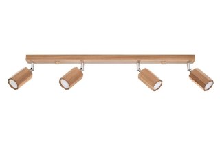 Sollux Lighting Plafon ZEKE 4 dąb