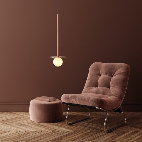 Lampa wisząca Bolita duża złota LP-048/1PL GD