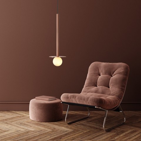 Lampa wisząca Bolita duża złota LP-048/1PL GD