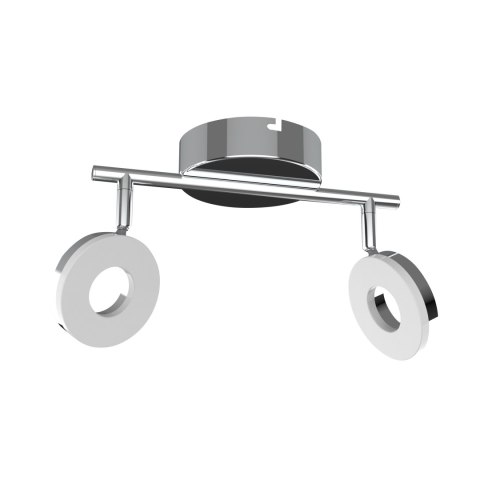 Lampa listwa ścienna/sufitowa chrom LED 2x5W Thema 92-60778