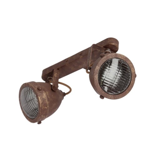 Lampa ścienna listwa 2xGU10 rdzawy FRODO 92-71071