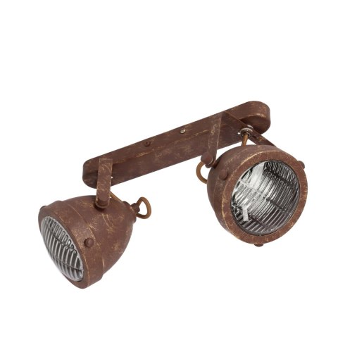 Lampa ścienna listwa 2xGU10 rdzawy FRODO 92-71071