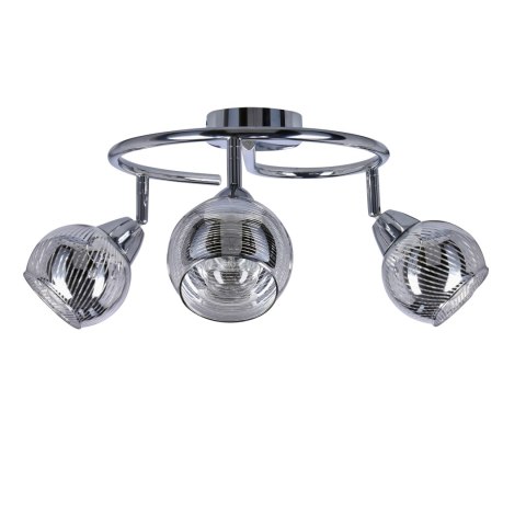 Lampa sufitowa spirala 3X10W E14 LED chrom FORT 98-62833