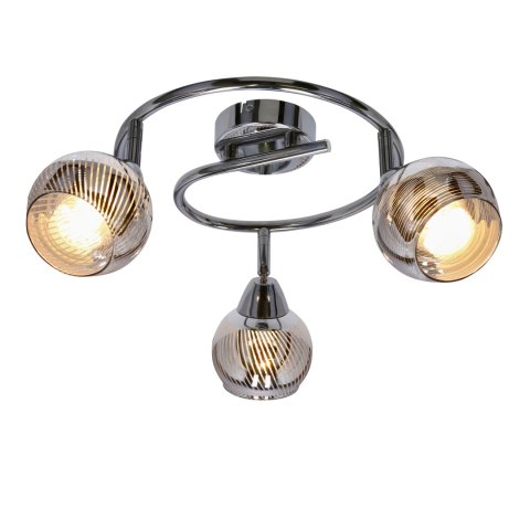 Lampa sufitowa spirala 3X10W E14 LED chrom FORT 98-62833
