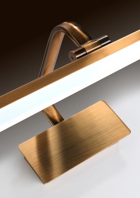 Kinkiet LED 8W patynowy regulowany nad lustro Hang Candellux 21-72894