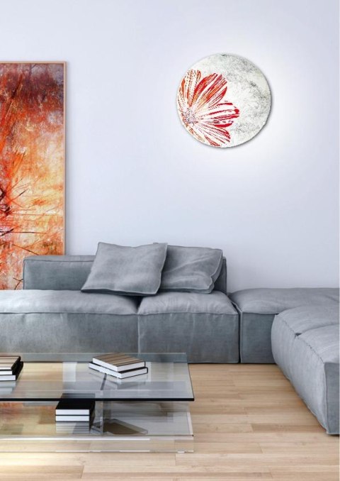 Lampa Sufitowa Candellux Spring 14-13026 Plafon E27 Czerwony