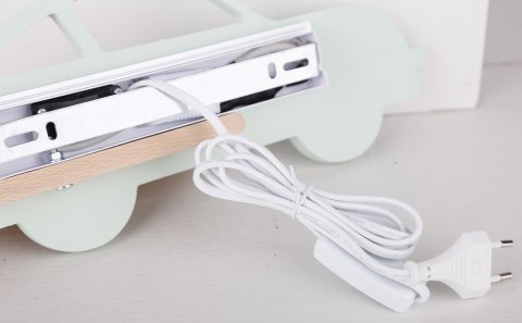 Lampa kinkiet półeczka 5W LED 4000K IQ Kids Car miętowy 21-85092