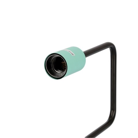 Lampa podłogowa czarno-zielona półka Viper