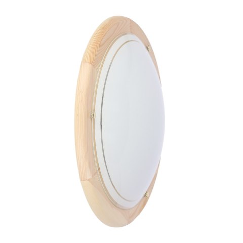 Lampa sufitowa plafon 2X60W E27 sosna STANDARD 14-32136