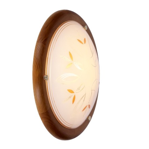 Lampa sufitowa plafon 30 1X60W E27 dąb RUSTICA 13-05014