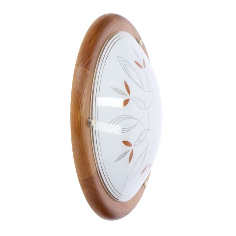 Lampa sufitowa plafon 30 1X60W E27 dąb RUSTICA 13-05014
