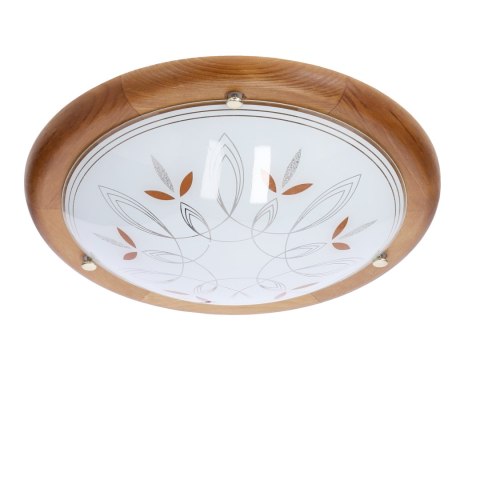 Lampa sufitowa plafon 30 1X60W E27 dąb RUSTICA 13-05014