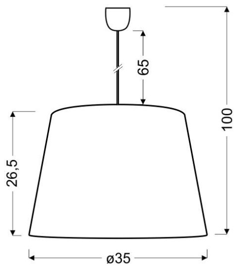 Lampa sufitowa wisząca 1X60W E27 srebrny PLATINO 31-38326