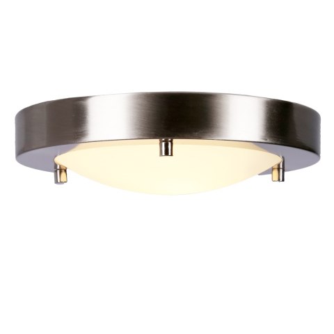 AQUILA LAMPA SUFITOWA PLAFON 18 1X40W G9 SATYNA NIKIEL IP44 (BŻ)