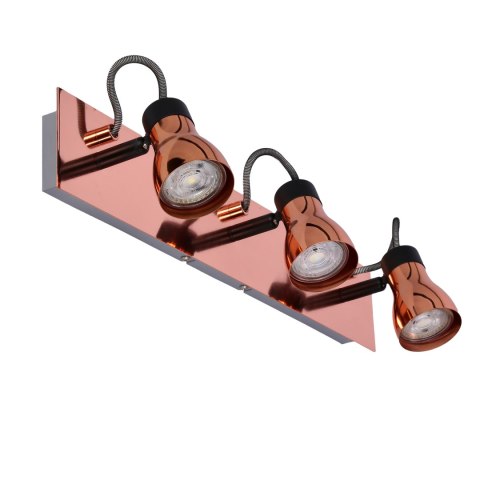 Lampa sufitowa listwa czarna + miedziana 3x50W GU10 bez żarówki Angus Candellux 93-60525