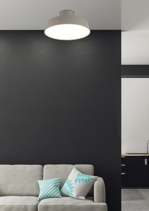 Lampa sufitowa szara satyna LED 36W Orlando Ledea 50133242