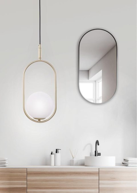 Lampa wisząca Żyrandol Cordel zwis 1x28w g9 mosiądz