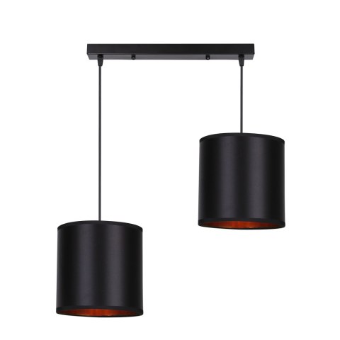 Lampa wisząca czarna 2xE27 Candida 32-00712