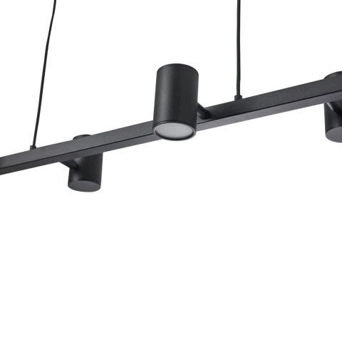 Lampa Wisząca Noe Long 6xGU10 czarna PL0111-BK