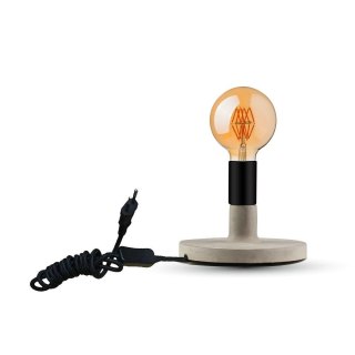 Oprawa Biurkowa V-TAC Beton Okrągła fi170 VT-7171 5 Lat Gwarancji