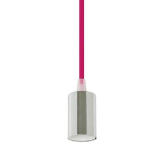 Oprawa Zwieszana V-TAC Chrom Metal Ciemny Róż przewód VT-7338-RR 5 Lat Gwarancji