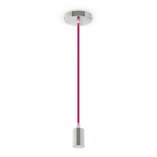 Oprawa Zwieszana V-TAC Chrom Metal Ciemny Róż przewód VT-7338-RR 5 Lat Gwarancji