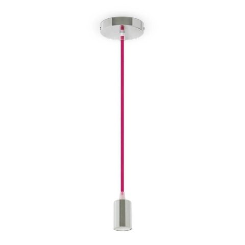 Oprawa Zwieszana V-TAC Chrom Metal Ciemny Róż przewód VT-7338-RR 5 Lat Gwarancji