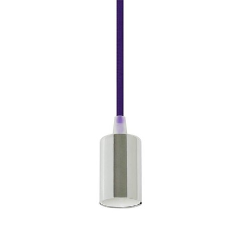 Oprawa Zwieszana V-TAC Chrom Metal Fioletowy przewód VT-7338-PE 5 Lat Gwarancji