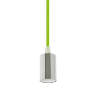 Oprawa Zwieszana V-TAC Chrom Metal Zielony przewód VT-7338-GN 5 Lat Gwarancji