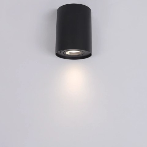 Tubka Leila 1xGU10 czarna CL0101-BK