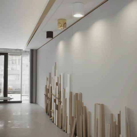 Tubka Luna 1xGU10 czarna IP65 CL0103-BK