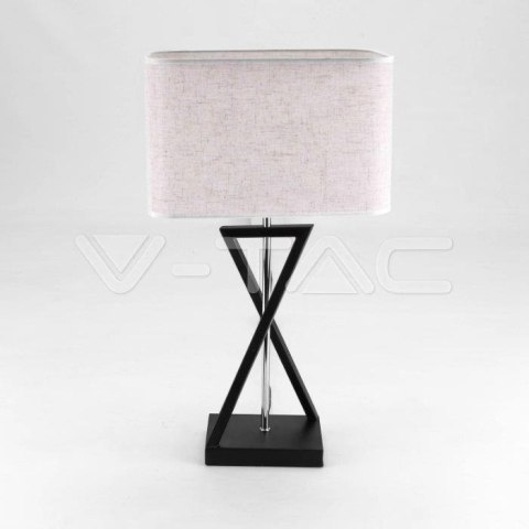 Lampka V-TAC E27 IKS Kwadrat Czarna 320x200x570mm VT-7712 5 Lat Gwarancji