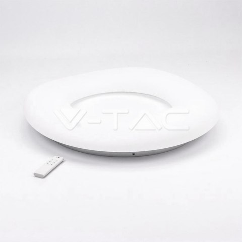 Oprawa LED V-TAC 80W Oprawa Sufitowa Owal Zmiana Barwy f.750 Ściemnianie Biały VT-7752 2700K-6400K 7300lm 3 Lata Gwarancji