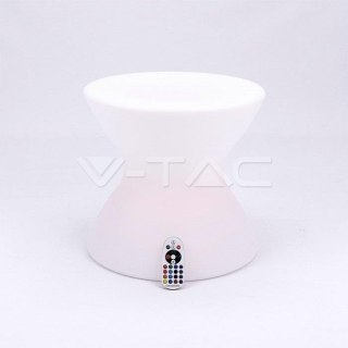 Oprawa Ogrodowa V-TAC LED Stolik Siedzisko Stołek 41cm Ładowanie Pilot VT-7810 RGBW 54lm