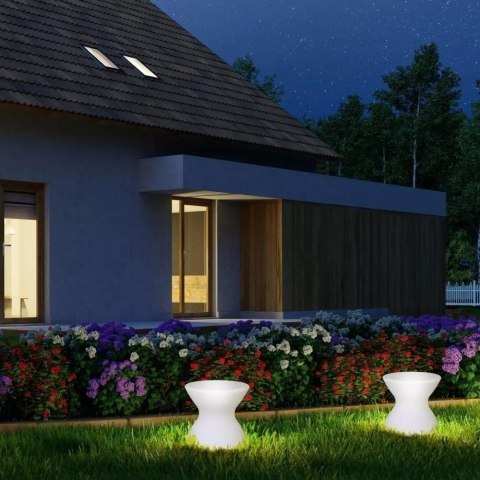 Oprawa Ogrodowa V-TAC LED Stolik Siedzisko Stołek 41cm Ładowanie Pilot VT-7810 RGBW 54lm