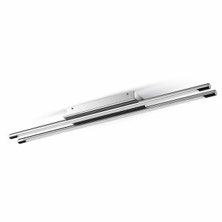 Oprawa V-TAC 36W Sleek Podwójna Sufitowa Natynkowa Chrom VT-7037 4000K 2700lm 3 Lata Gwarancji