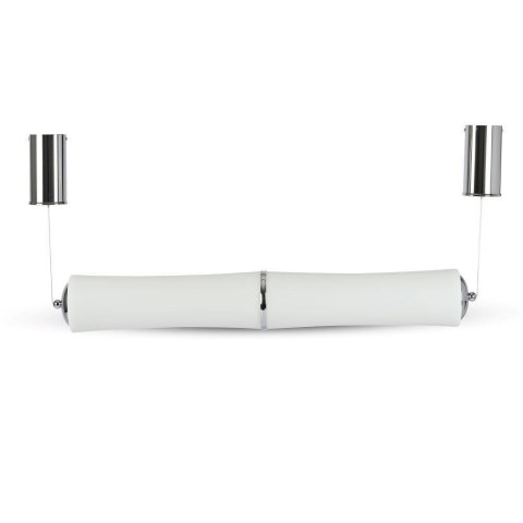 Oprawa Zwieszana LED V-TAC 40W LED Podwójna BAMBOO Triac Ściemnianie Biały VT-7049 3000K 2100lm 3 Lata Gwarancji
