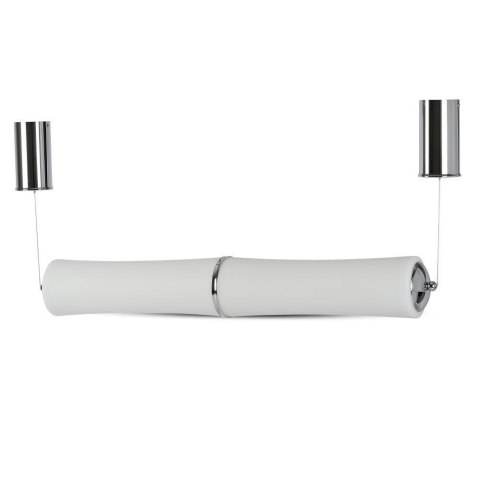 Oprawa Zwieszana LED V-TAC 40W LED Podwójna BAMBOO Triac Ściemnianie Biały VT-7049 3000K 2100lm 3 Lata Gwarancji