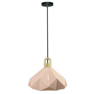 Oprawa Zwieszana V-TAC Drewno Różowy Pastel Seria Pryzmat 320x270mm VT-7323-P 5 Lat Gwarancji