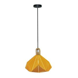 Oprawa Zwieszana V-TAC Drewno Żółty Pastel Seria Pryzmat 320x270mm VT-7323-Y 5 Lat Gwarancji