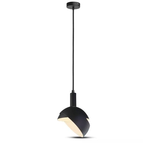 Oprawa Zwieszana V-TAC E14 Aluminium Klosz Czarny VT-7100-B 5 Lat Gwarancji