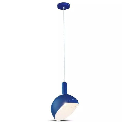 Oprawa Zwieszana V-TAC E14 Aluminium Klosz Niebieski VT-7100-BL 5 Lat Gwarancji